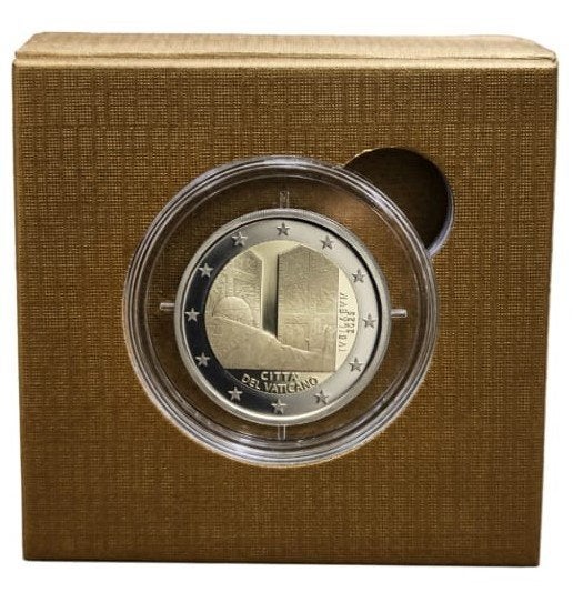 Vaticaan : 2 € herdenkingsmunt van 2025 (Proof), Ophalen of Verzenden, Vaticaanstad, 2 euro, Losse munt