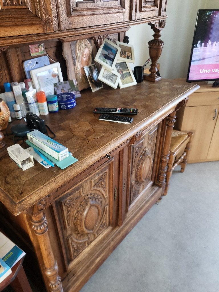 Meuble ancien, Avec tiroir(s), 100 à 150 cm, Enlèvement, Utilisé