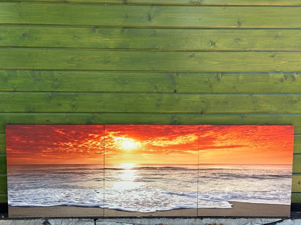 foto op canvas - AVONDZON OP ZEE, Ophalen