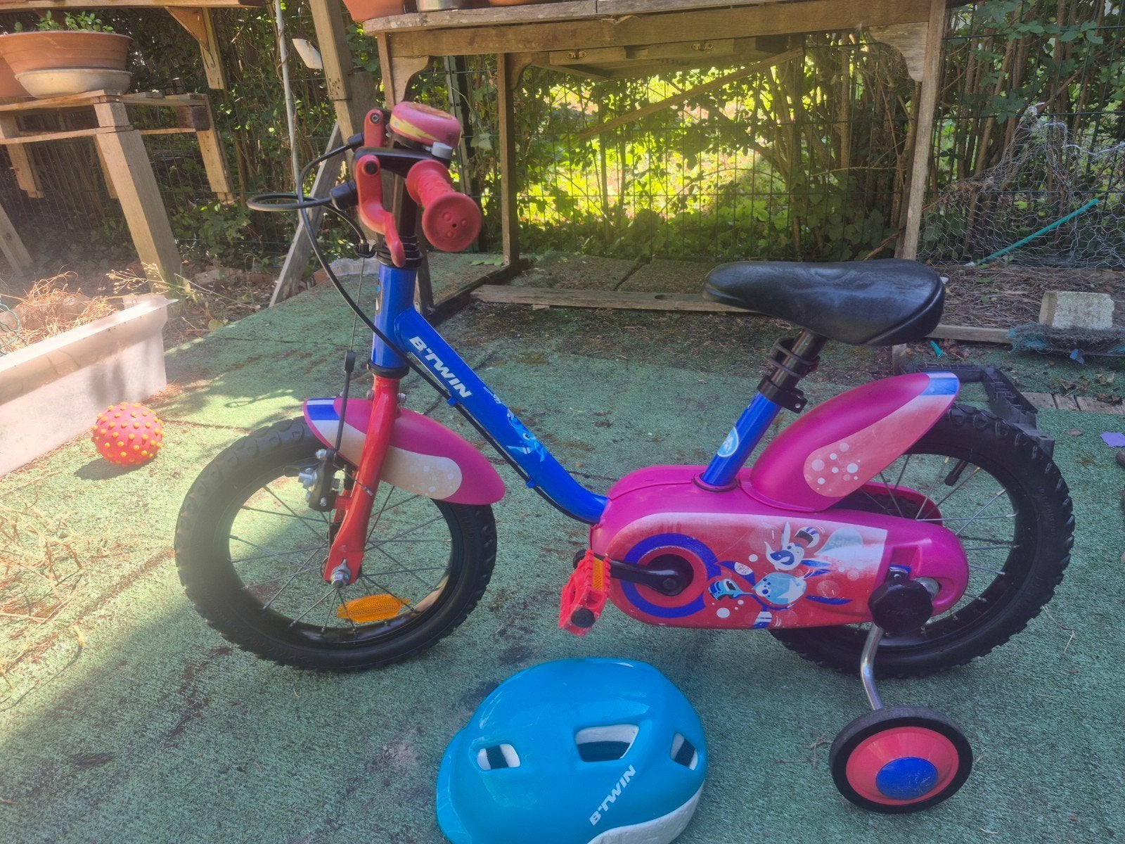 vélo enfant 14pouces, Vélos & Vélomoteurs, Vélos | Vélos pour enfant, Utilisé, Moins de 16 pouces, Stabilisateurs, Frein à tambour