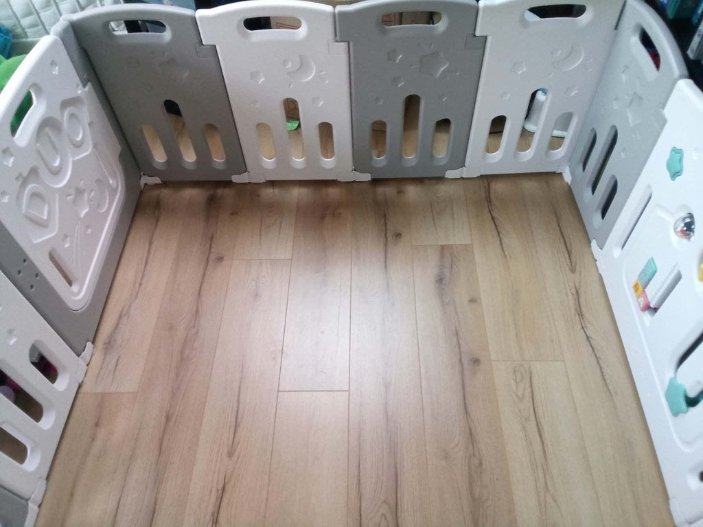 Opvouwbare box met 14 modules + grote zak met ballen, Ophalen, Zo goed als nieuw, Vierkant, In hoogte verstelbaar