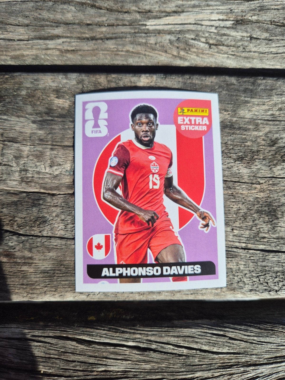 Panini Alphonso Davies extra sticker, Ophalen, Nieuw, Sport