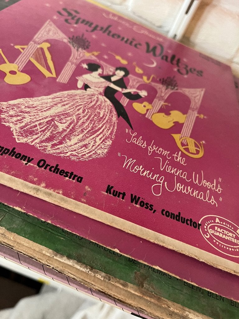 12 vieux vinyles, Enlèvement, Utilisé