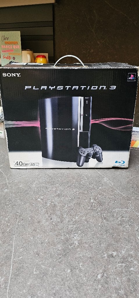 PS3 dik 40 GB in een doos, Games en Spelcomputers, Spelcomputers | Sony PlayStation 3, Ophalen of Verzenden, Gebruikt