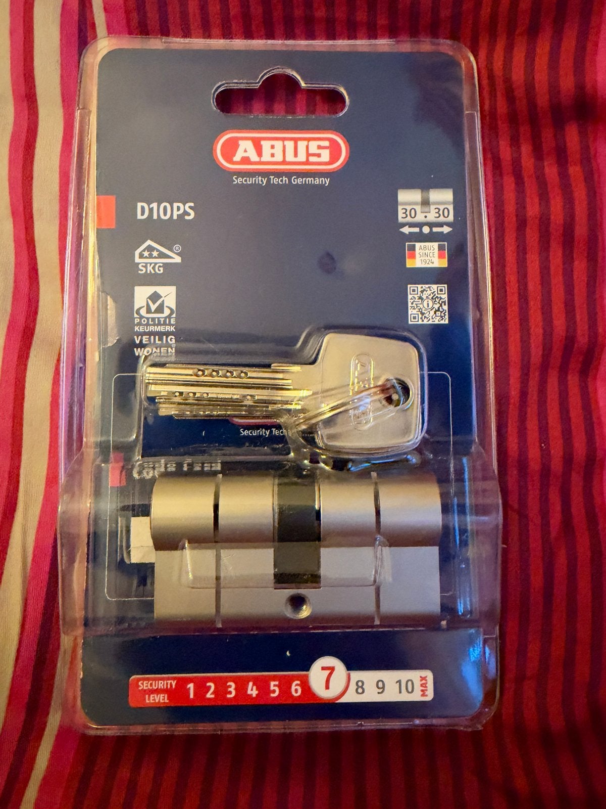 Cylindre ABUS 30/30 D10PS, Doe-het-zelf en Bouw, Ophalen, Nieuw, Overige typen