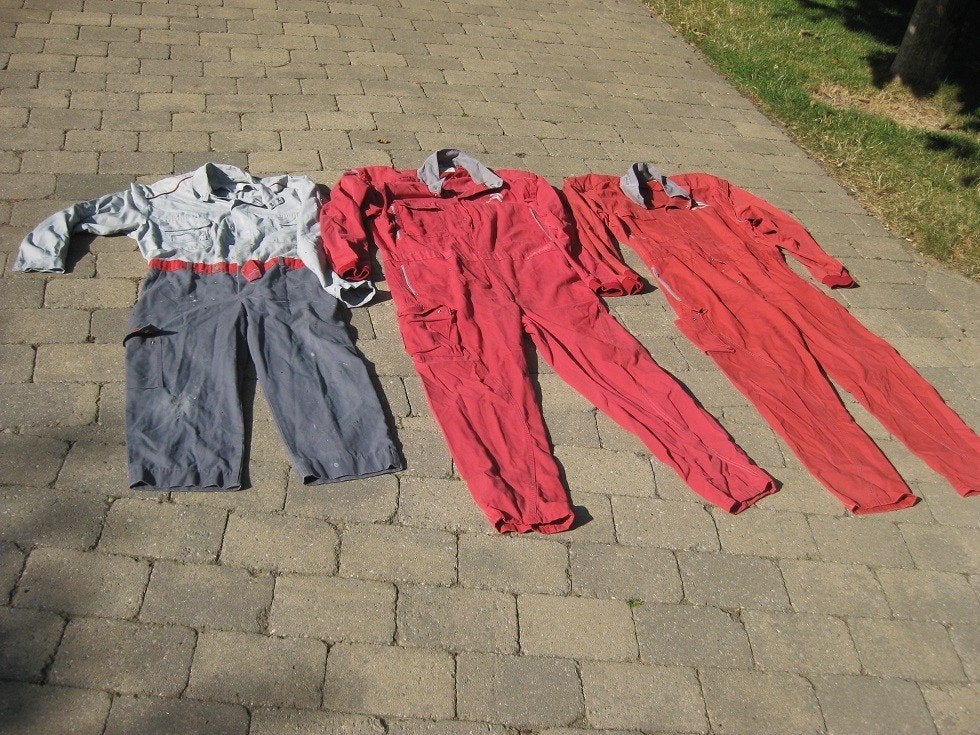 Citroën werkkledij overalls, 6 stuks, Ophalen, Gebruikt, Heren, Overall