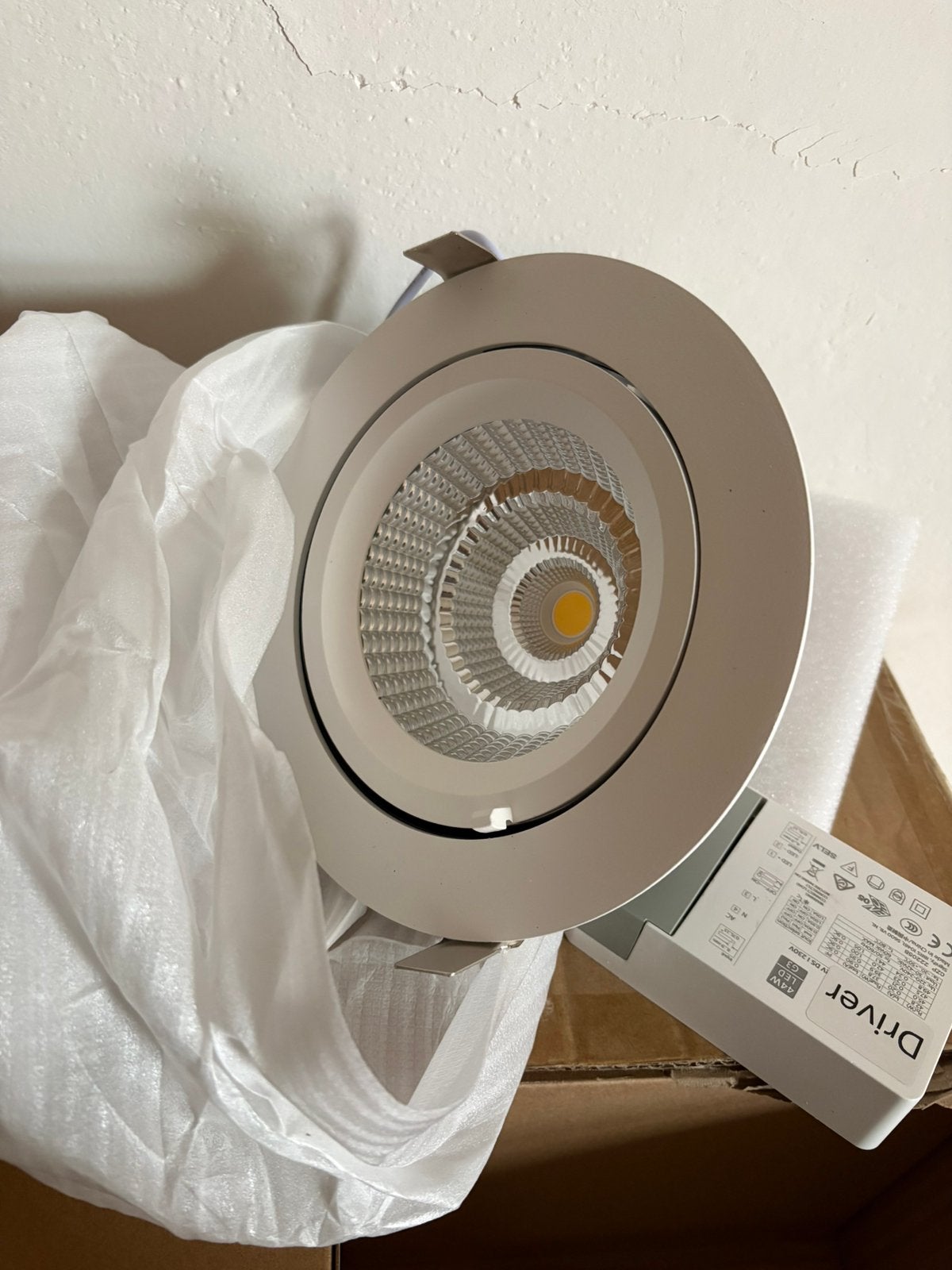 Lampen witte LED-inbouwspot, Zakelijke goederen, Kantoor en Winkelinrichting | Onderdelen, Ophalen