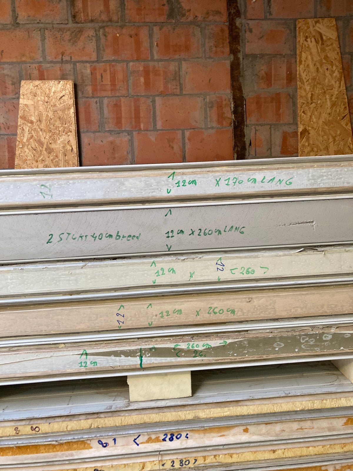 sandwich panelen gebruikt, Ophalen, Gebruikt, Hardschuim (Pir), 15 m² of meer