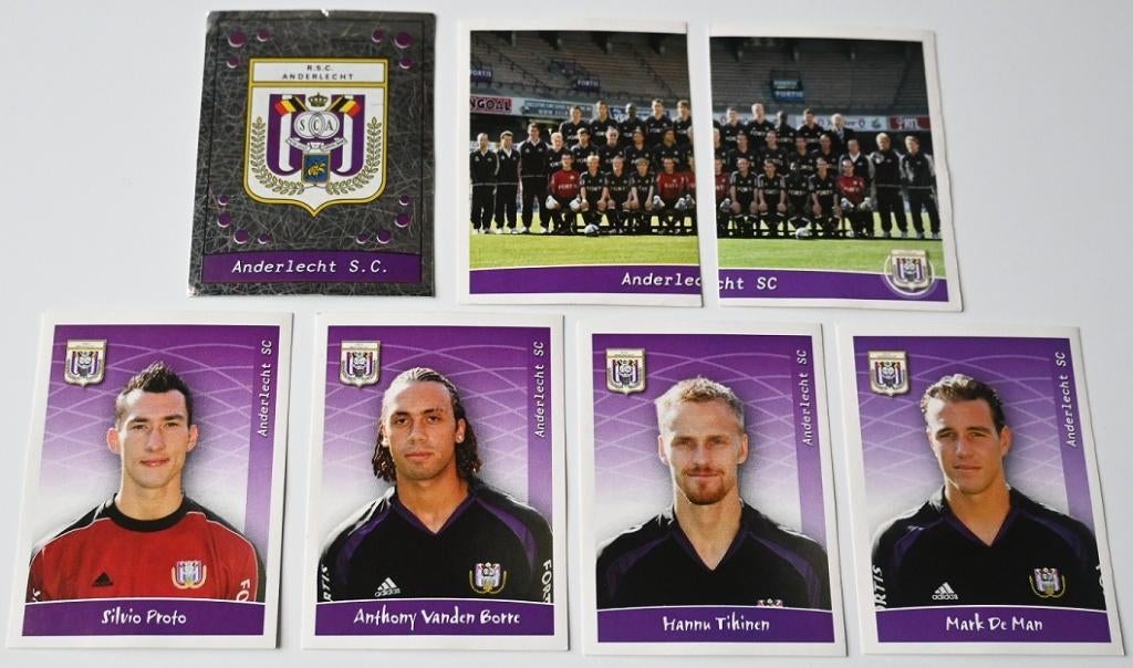 Panini Football 2006 / RSC Anderlecht / 14 stickers, Verzamelen, Verzenden, Nieuw, Poster, Plaatje of Sticker