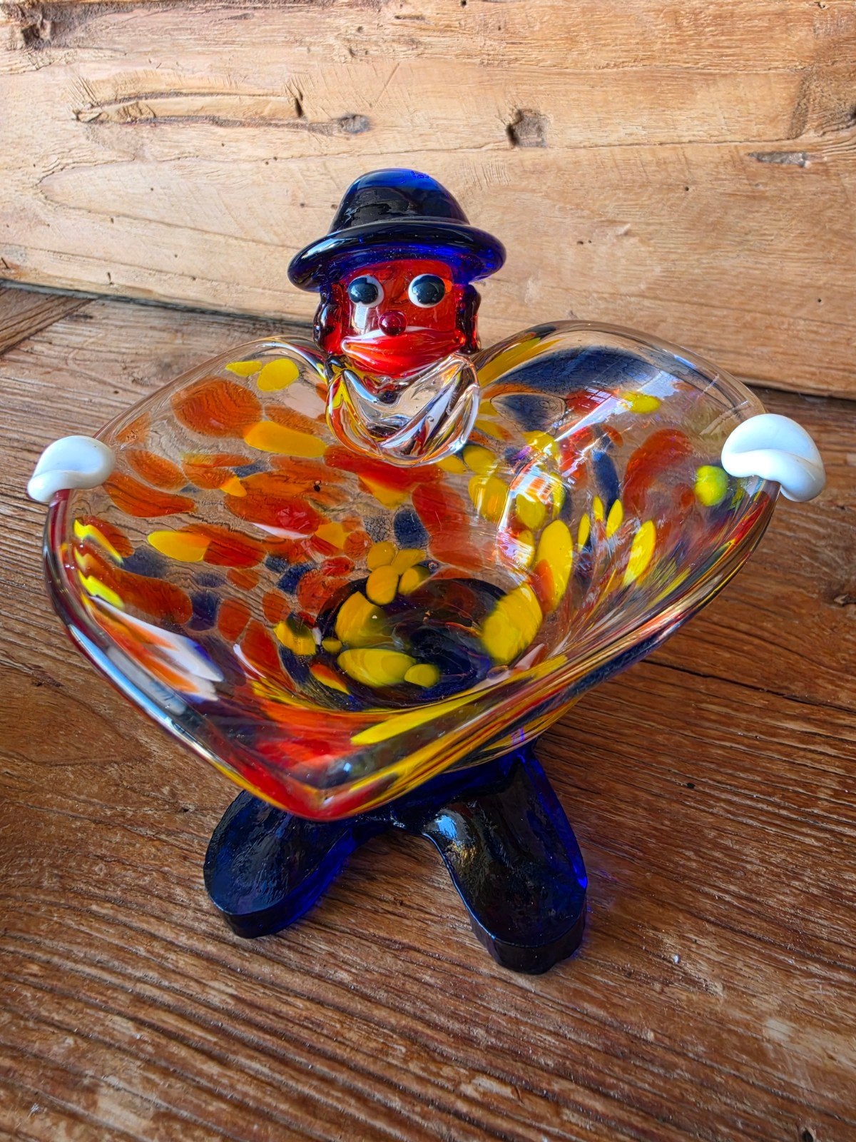 Murano glass Clown, Antiquités & Art, Art | Objets design, Plat, Enlèvement ou Envoi