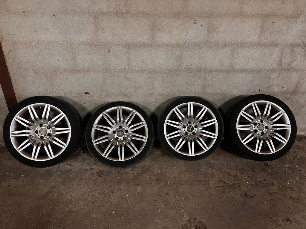 19 inch 5x120 breedset BMW FRANKFURTER VELGEN, Auto-onderdelen, Gebruikt, Banden en Velgen, Personenwagen, Zomerbanden