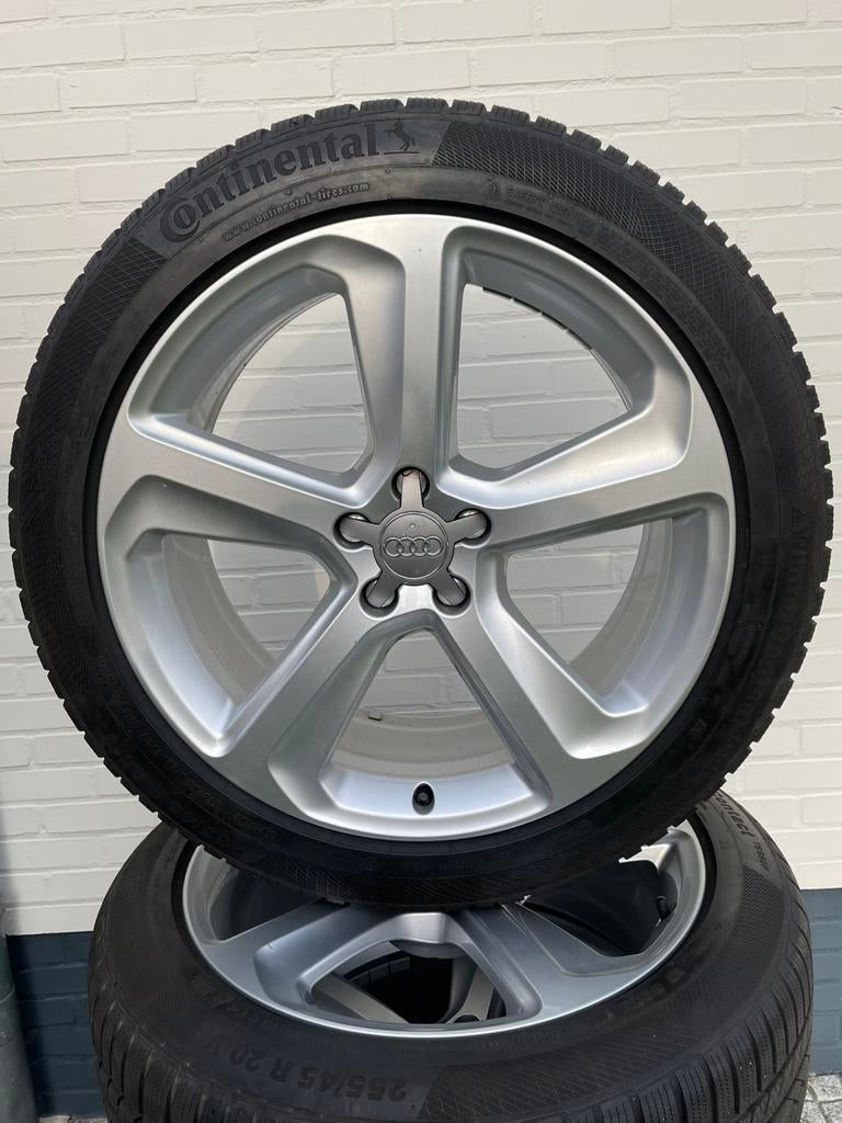 Originele audi velgen+banden 255/45 R20, Auto-onderdelen, Banden en Velgen, Ophalen, Gebruikt, 255 mm, Banden en Velgen