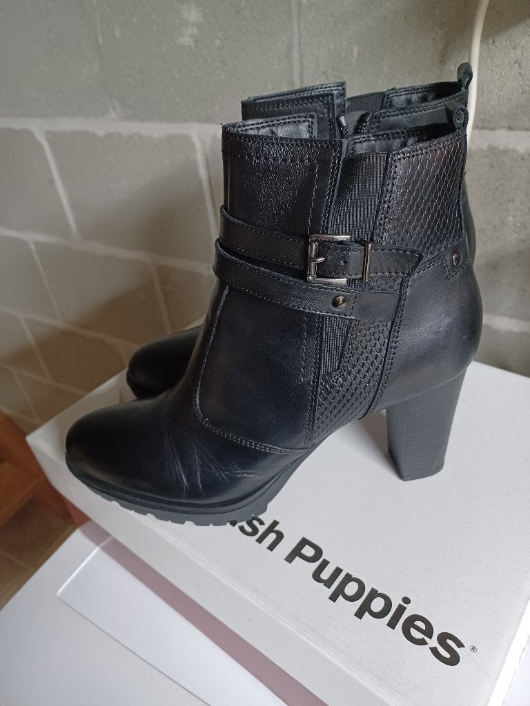 hush puppies maat 41 damesschoen, Enlèvement ou Envoi, Comme neuf, Boots et Botinnes, Hush Puppies