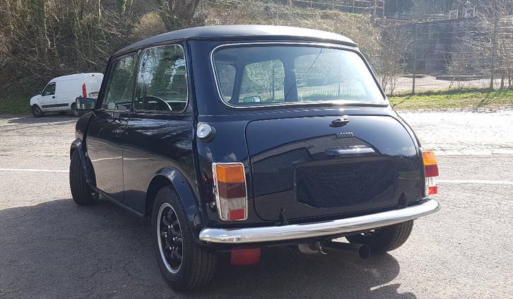 mini 1000 1986, Autos, Boîte manuelle, Bleu, 2 portes, Particulier