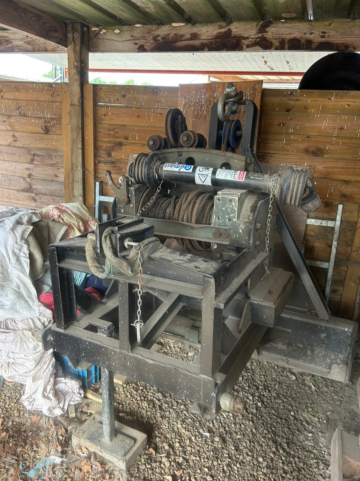 Zware winch op cardan, Zakelijke goederen, Landbouw | Werktuigen, Ophalen