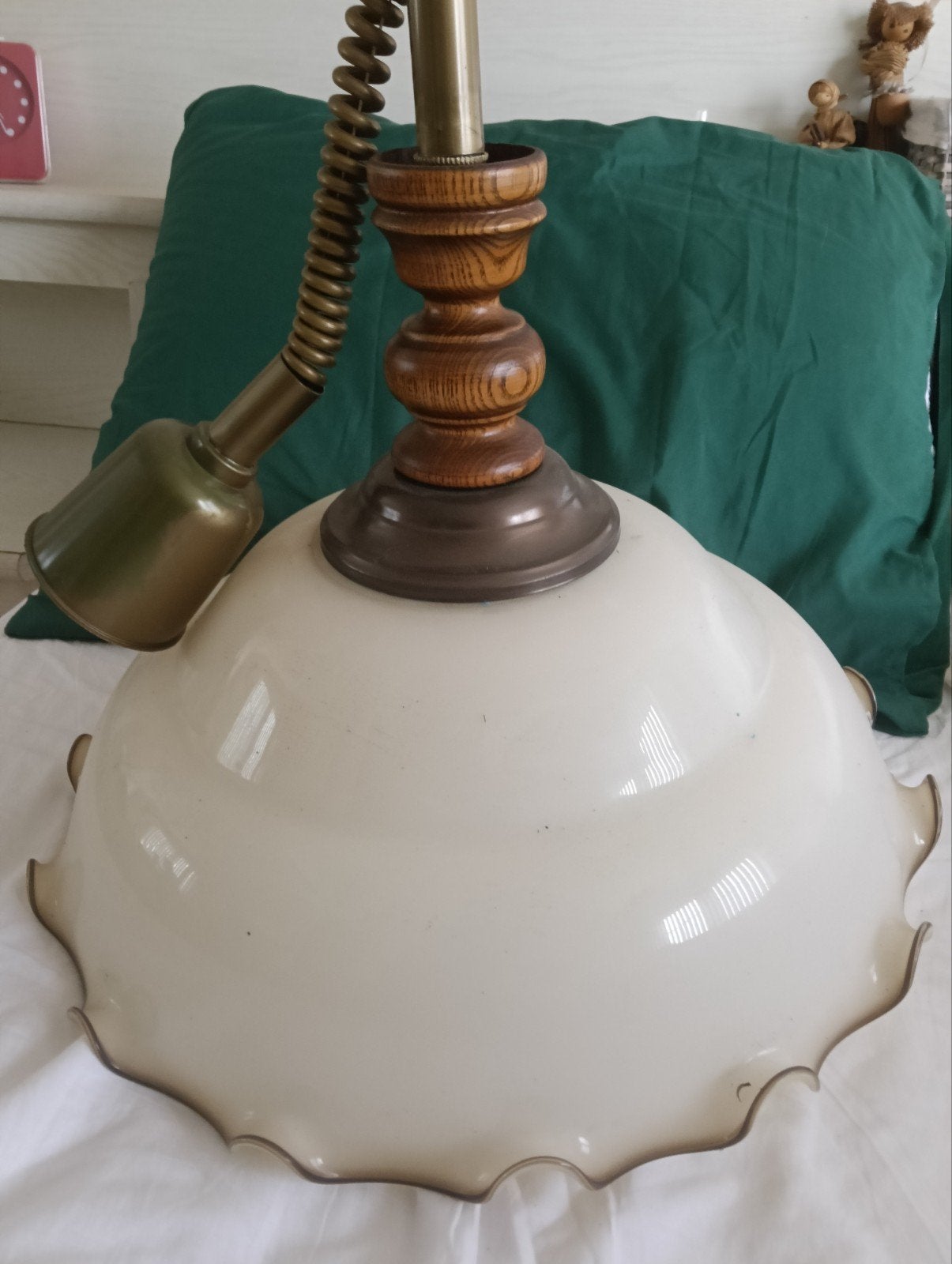 2 elegante hanglampen. lusters., Huis en Inrichting, Ophalen, Gebruikt, Glas, E27 (groot)