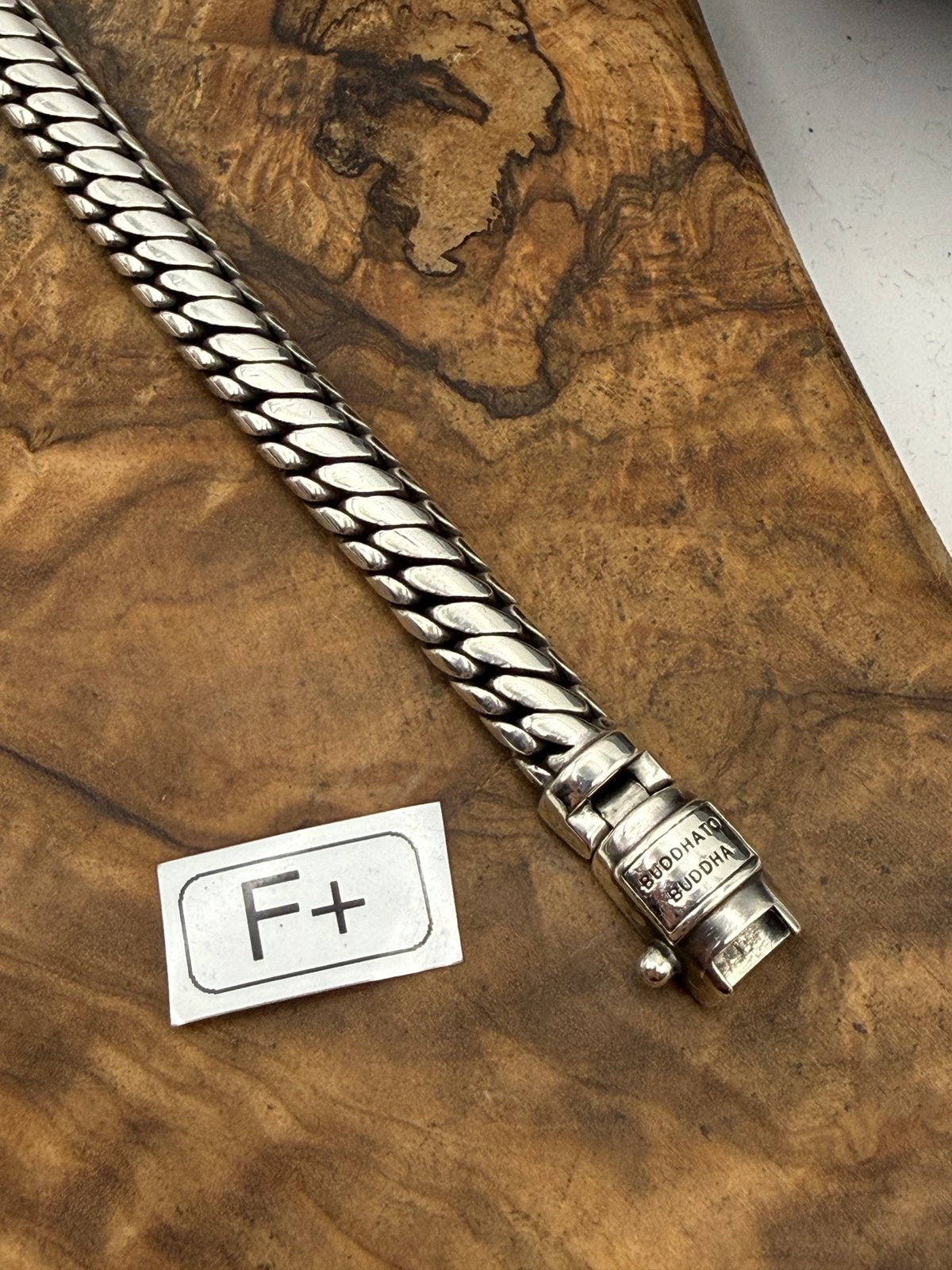 Bouddha à Bouddha « BEN XS » 23,5 cm• Taille: F+ «POLISHED», Enlèvement ou Envoi, Comme neuf, Argent, Argent