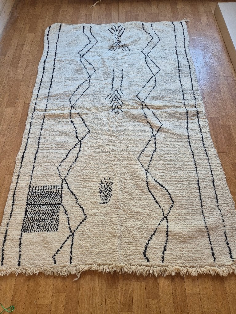 +++ Beni Ouarain Berber tapijt 245x155 bijna nieue +++, 150 tot 200 cm, 200 cm of meer, Ophalen of Verzenden, Zo goed als nieuw