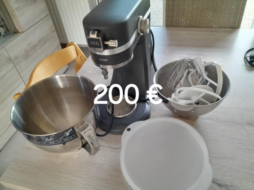 robot cuisine AEG ultramix, Electroménager, Mélangeurs de cuisine, 3 à 4 litres, Enlèvement, Comme neuf