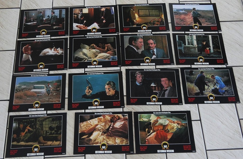 Lobby cards : The Osterman Weekend, Ophalen, Nieuw, Film, Foto of Kaart