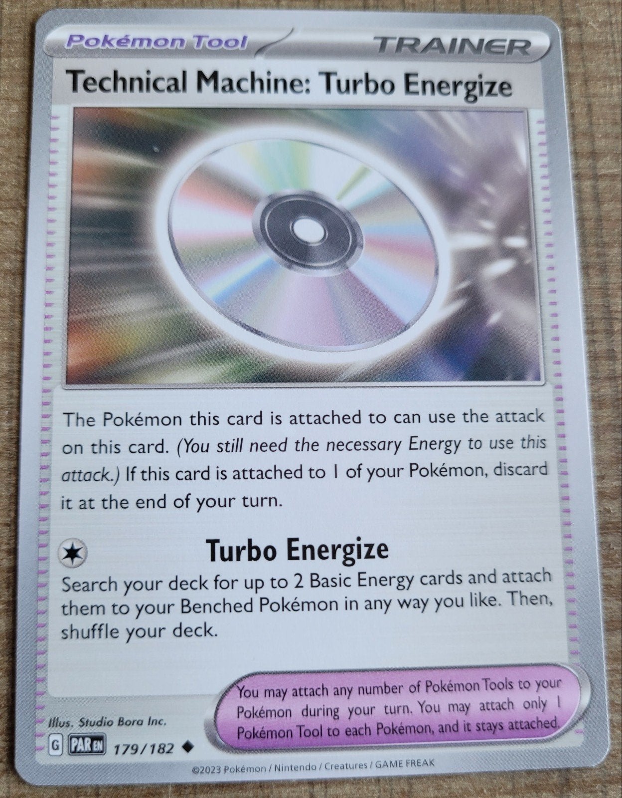 Technical Machine: Turbo Energize (179/182), Ophalen of Verzenden, Zo goed als nieuw, Losse kaart