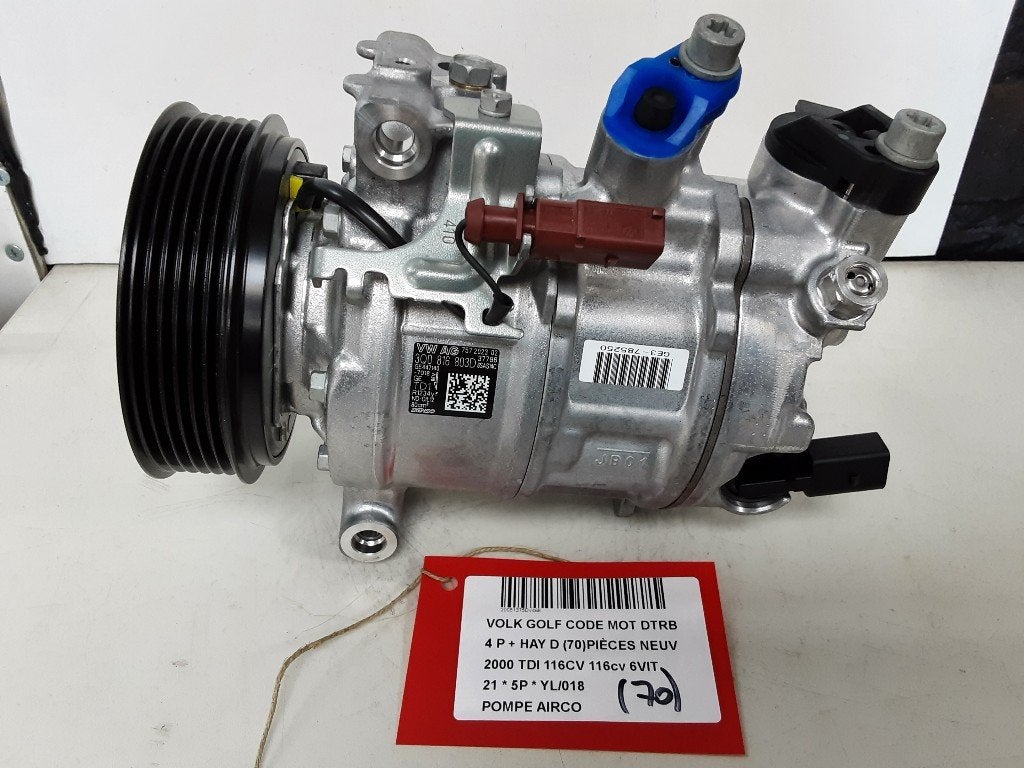 COMPRESSEUR CLIMATISATION Golf VIII (CD1) (3Q0816803D), Volkswagen, Volkswagen AG, Utilisé, Kundenbetreuung@volkswagen.de