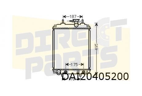 Renault 5 Super/Express II (8/91-) (1.9D) radiateur OES ! 60, Autos : Pièces & Accessoires, Moteurs & Accessoires, Neuf, -, -