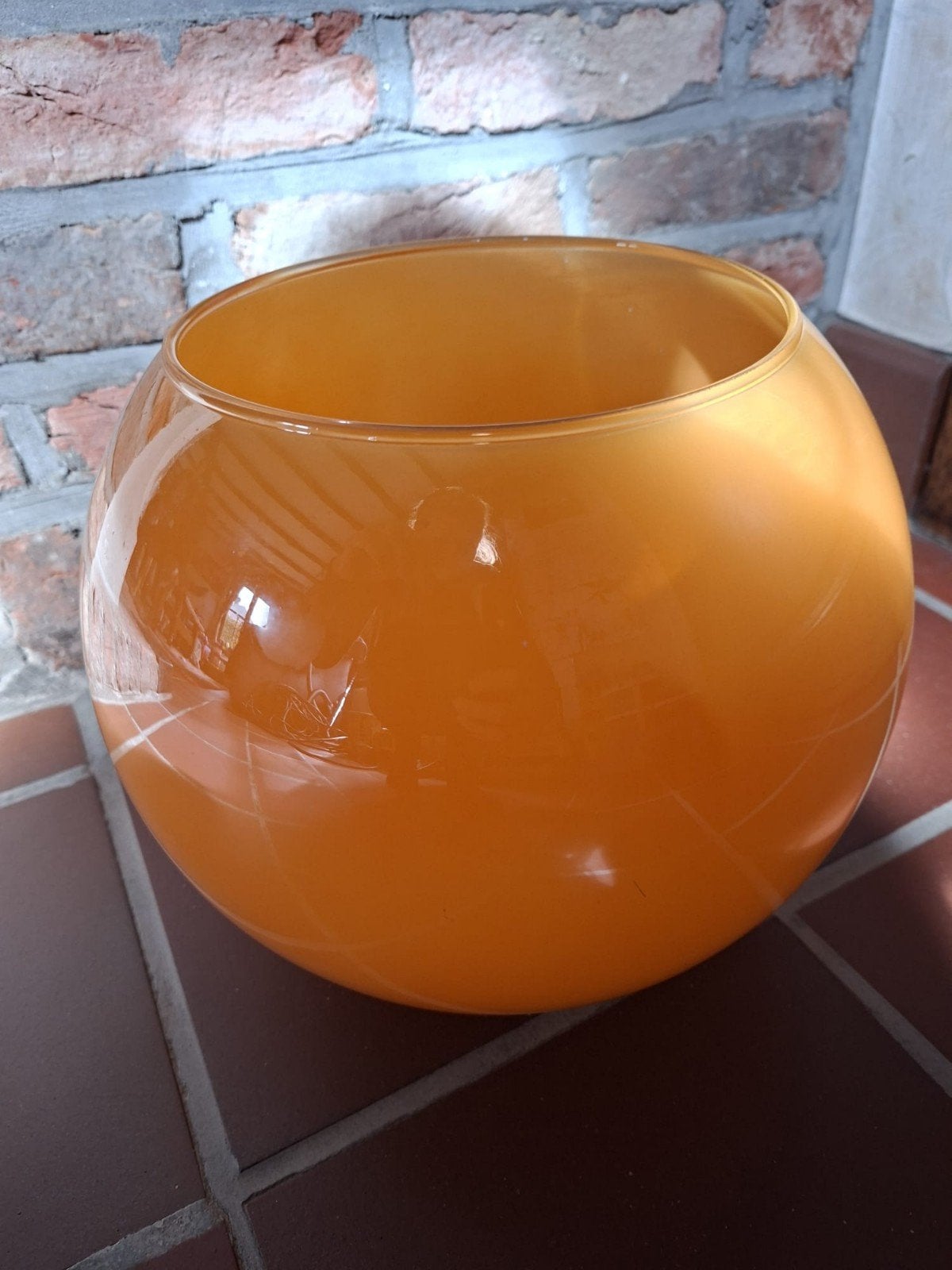 Oranje vaas, Ophalen, Nieuw, Oranje, 21 cm