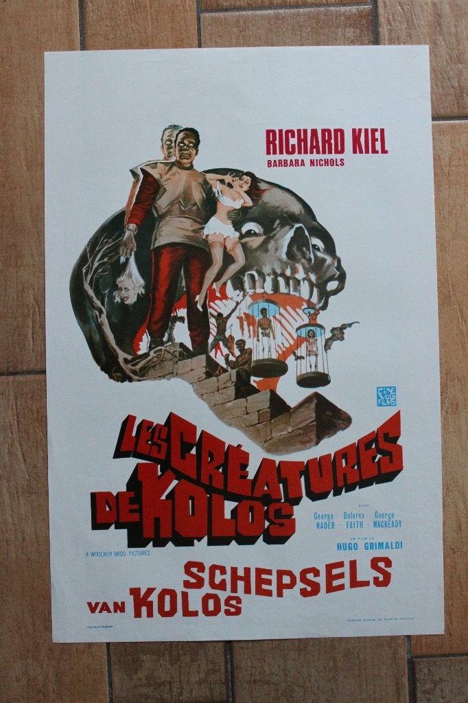 filmaffiche The human Duplicators 1965 filmposter, Collections, Enlèvement ou Envoi, Rectangulaire vertical, A1 jusqu'à A3, Comme neuf