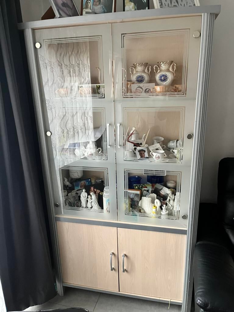 Vitrinekast, Huis en Inrichting, Kasten | Vitrinekasten, Ophalen, Gebruikt