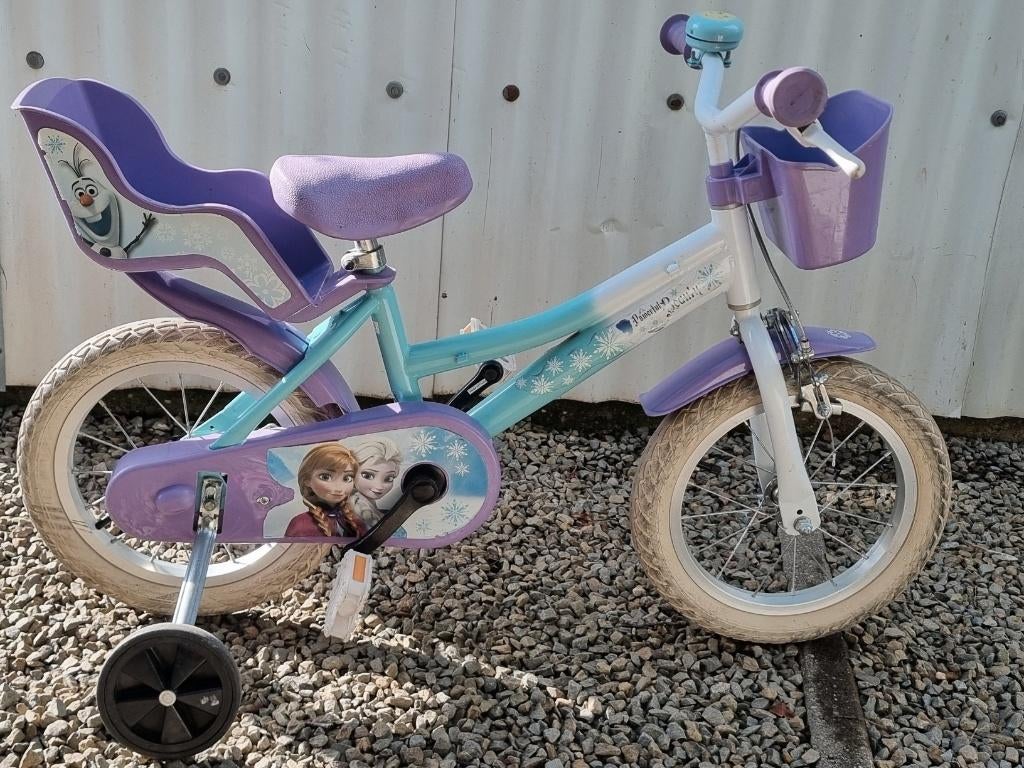 Frozen Fiets 14 inch, Fietsen en Brommers, Ophalen, Terugtraprem, 14 inch of minder, Handrem