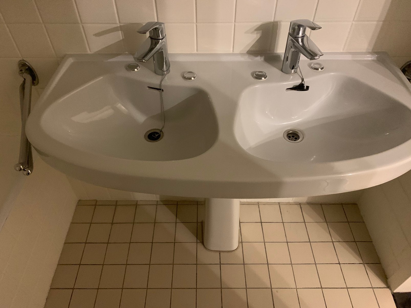 Lavabo double, Enlèvement, Utilisé, Pierre, Lavabo