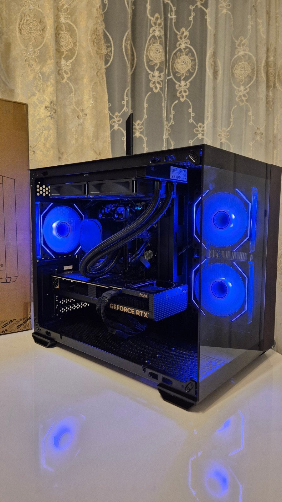 Gaming PC Ryzen 7 9800X3D RTX 4080 SUPER DDR5, Computers en Software, Desktop Pc's, SSD, Gaming, Ophalen of Verzenden