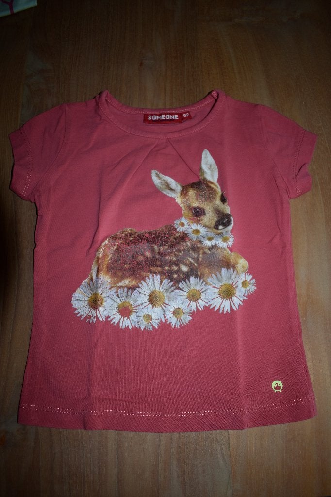 T-shirt maat 92, Meisje, Ophalen of Verzenden, Zo goed als nieuw, Someone