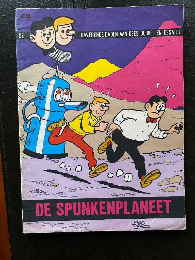 DEES DUBBEL -  De spunkenplaneet, Gelezen, Eén stripboek, Rik Clément, Ophalen of Verzenden