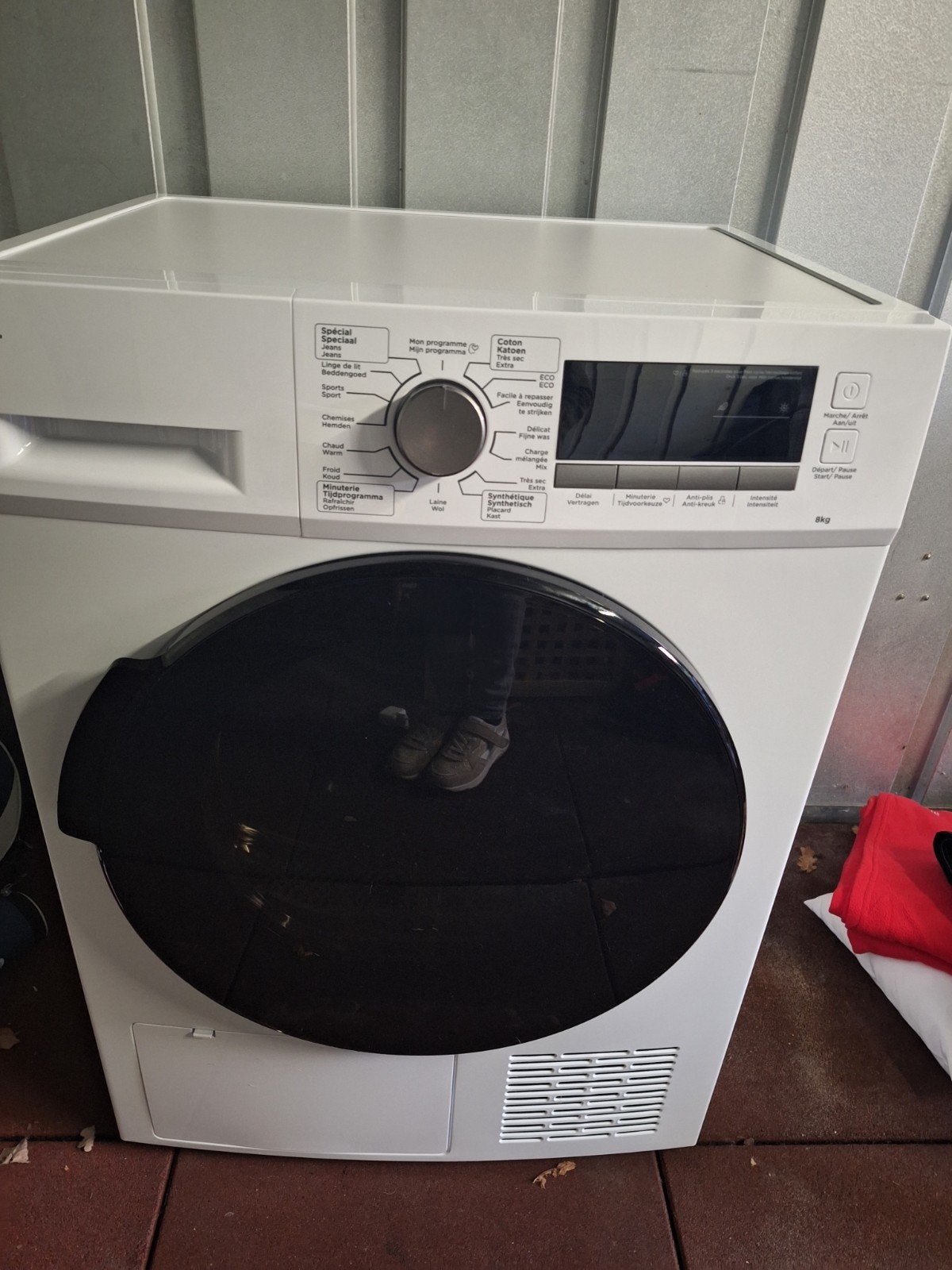NIEUW! Droogtrommel/droogkast warmtepompdroger, 8kg vulling, Elektronische apparatuur, Was-droogcombinaties, Ophalen