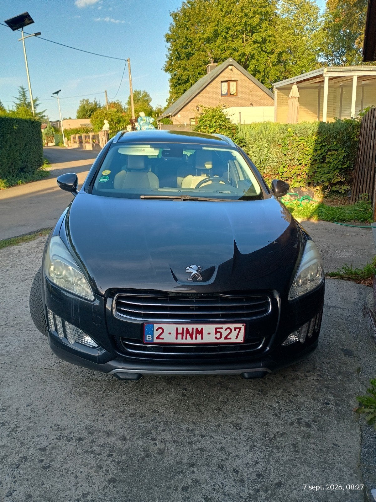 vend Peugeot 508 RXH HYBRID 4 ÉLECTRIQUE/DIESEL, Auto's, Automaat, Dealer onderhouden, 4 cilinders, Zwart
