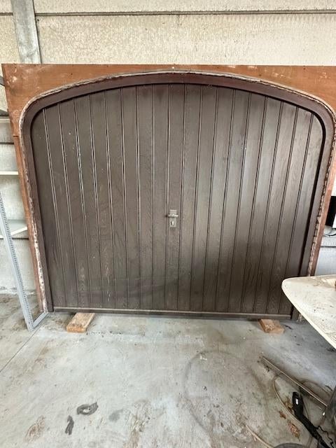 Garagepoort, Doe-het-zelf en Bouw, Ophalen, Gebruikt, 225 cm of meer, Overige typen