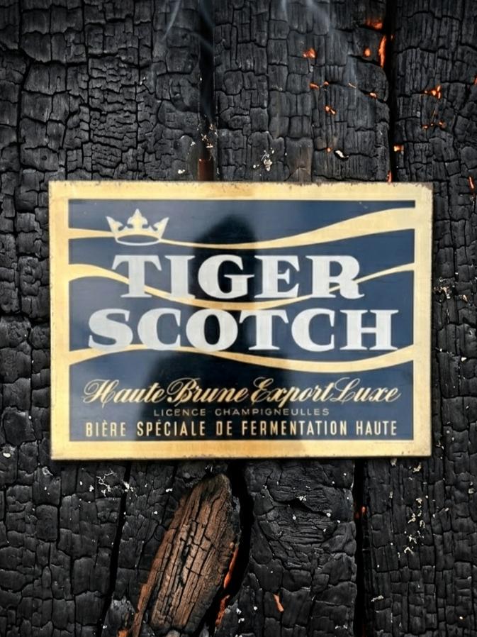 Panneaux d'affichage TIGER SCOTCH 1948, Envoi, Utilisé, Panneau publicitaire