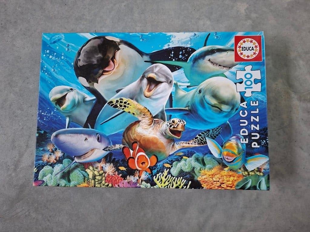 Kinderpuzzel 100 stuks, Kinderen en Baby's, Ophalen, Meer dan 50 stukjes, Zo goed als nieuw, 6 jaar of ouder