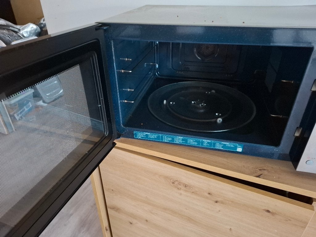 Oven -microgolf, Ophalen, Grill, Zo goed als nieuw, Draaiplateau