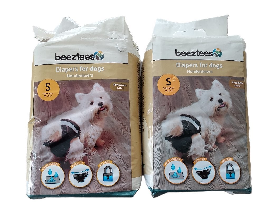 40 honden-luiers voor incontinentie teefjes maat S (4-7 kg), Enlèvement, Neuf