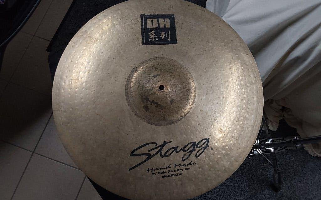 DH STAGG 21" RIDE, Muziek en Instrumenten, Ophalen of Verzenden, Zo goed als nieuw, Melodische percussie
