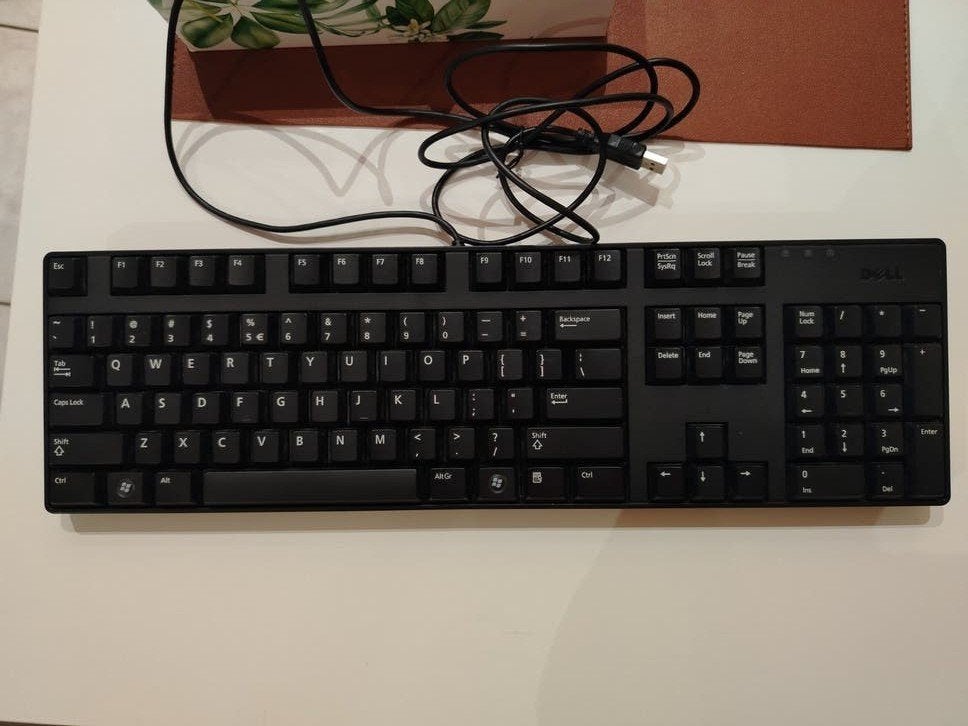 Dell USB QWERTY-toetsenbord - gebruikt., Computers en Software, Ophalen of Verzenden, Qwerty