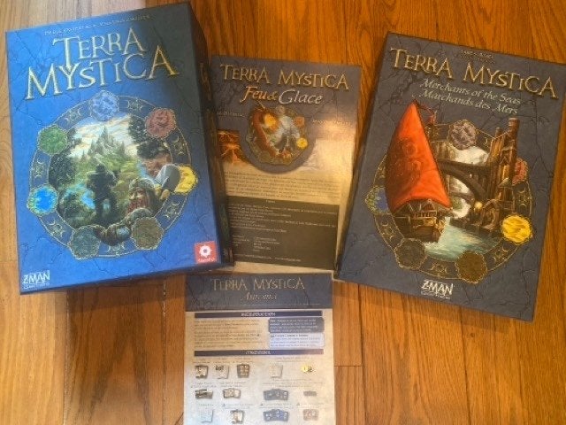 TERRA MYSTICA + toutes extensions superbe jeu, Hobby en Vrije tijd, Verzenden