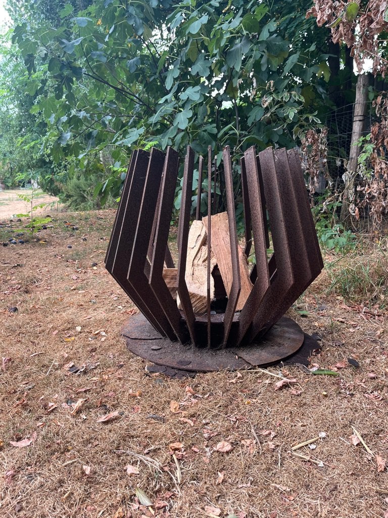 vuurkorf, Tuin en Terras, Ophalen, Gebruikt, Vuurkorf