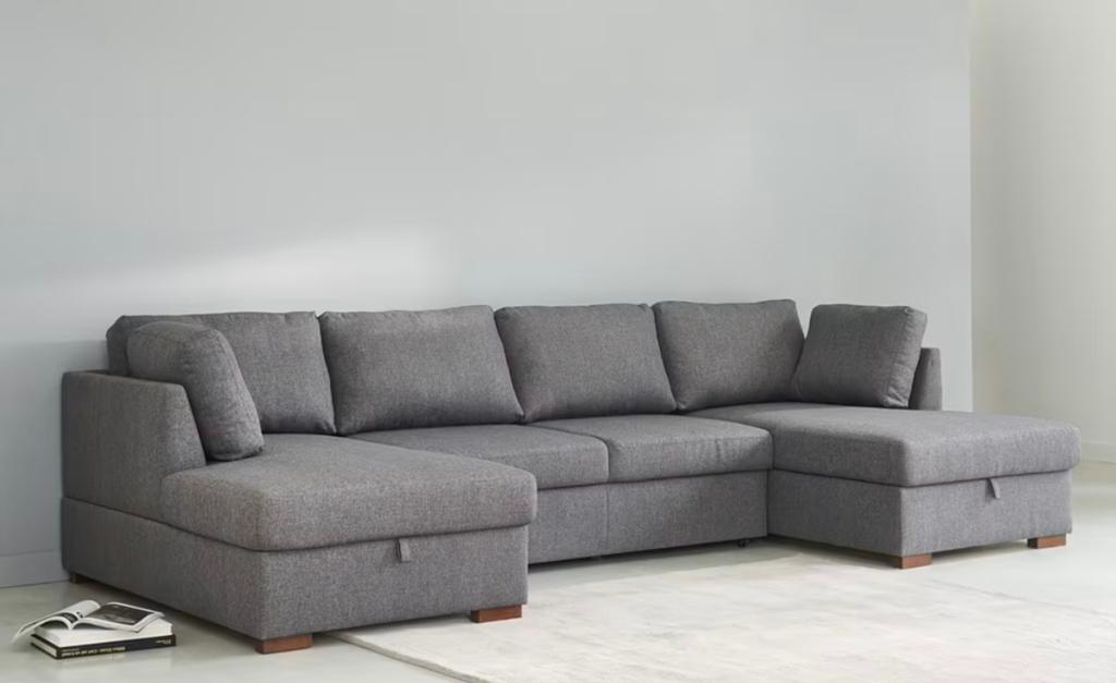 Canapé convertible Maisons du Monde, Maison & Meubles, Canapés | Coins salons complets, Enlèvement, Comme neuf, Tissus, Familial