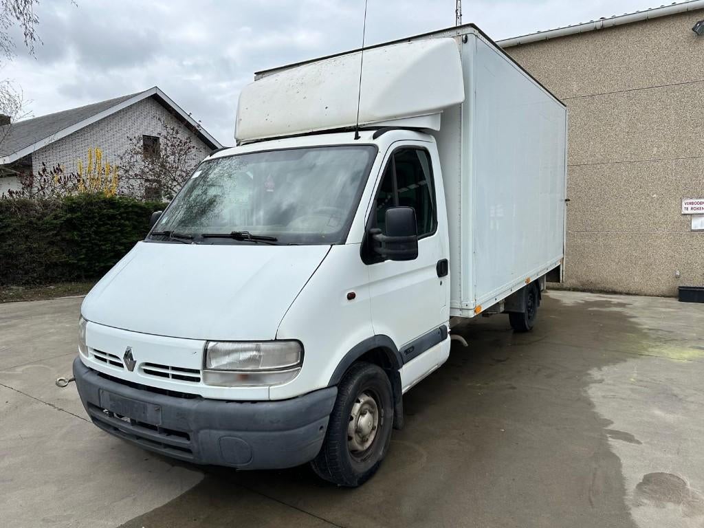 Renault MEUBELBAK MET LAADKLEP, Auto's, Stof, 4 cilinders, Renault, Wit