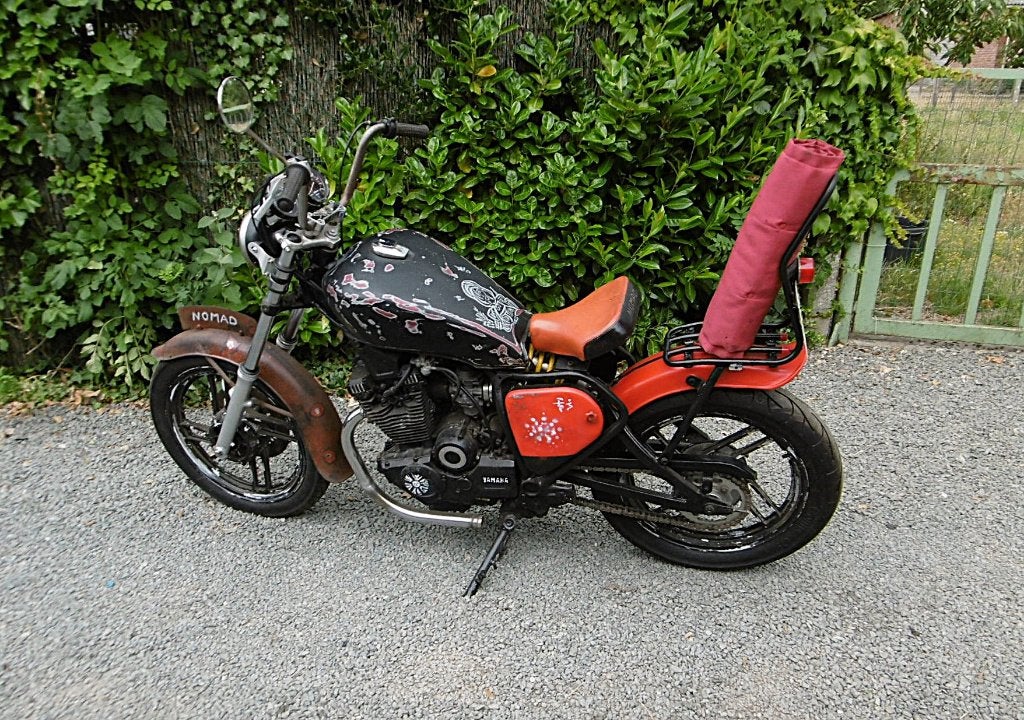Yamaha twin 400cc chopper, 400 cc, Chopper, 1 cilinder