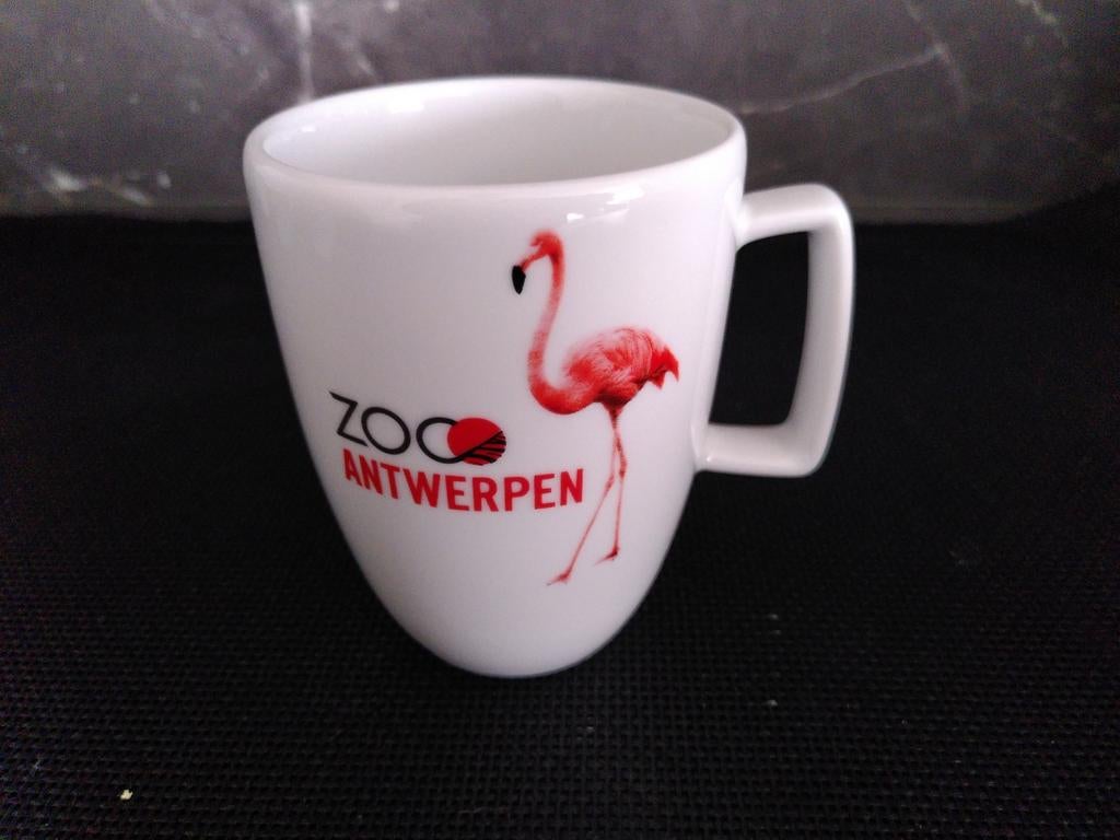 Mok Zoo Antwerpen met flamingo, Collections, Enlèvement